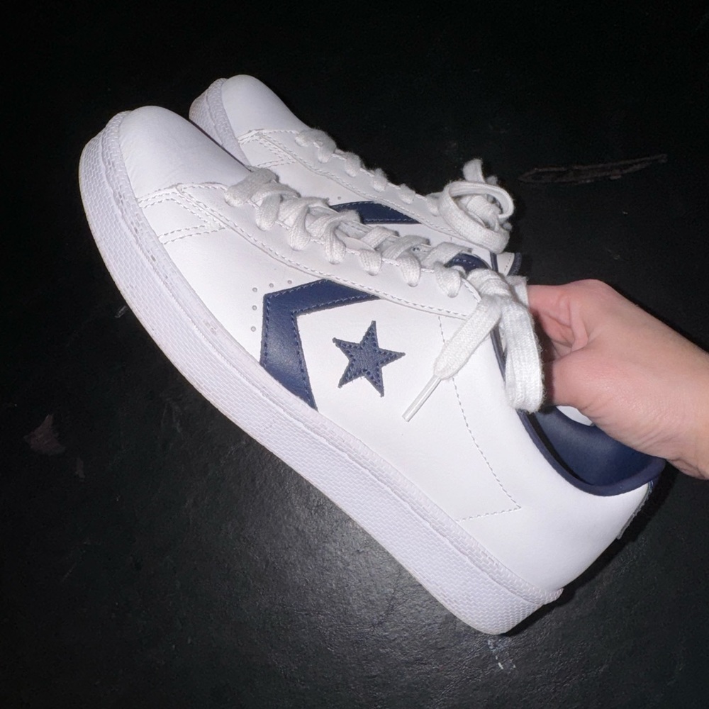 Converse White Leather Classic Sneakers